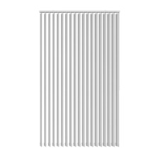 Lamelgardin hvid 300 x 250 cm